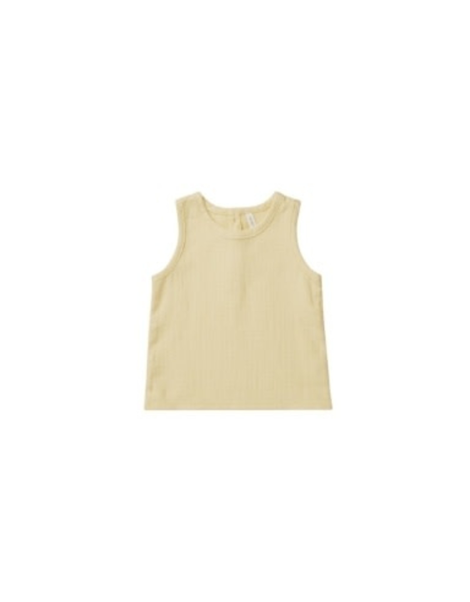 Quincy Mae WOVEN TANK | YELLOW