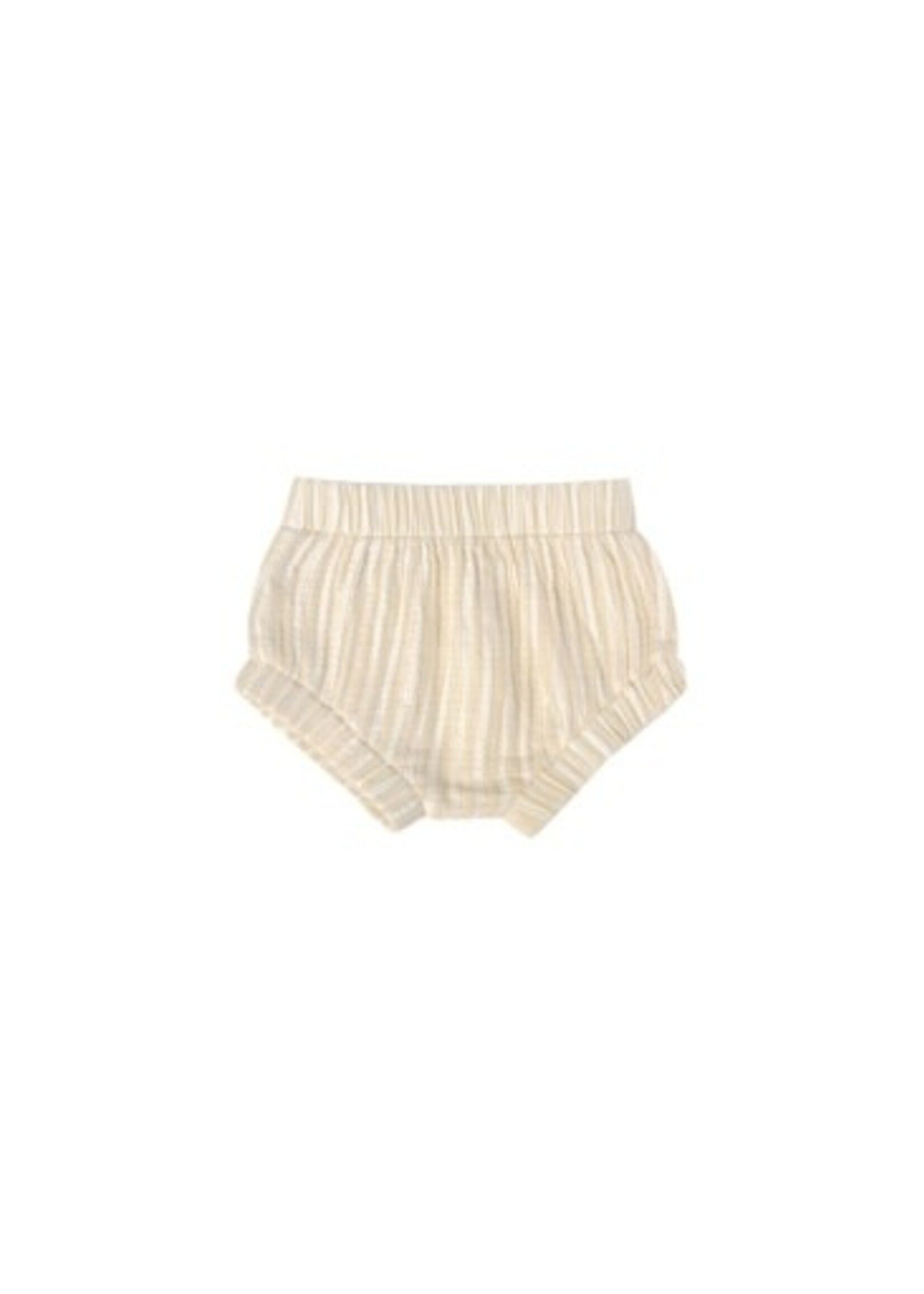 Quincy Mae WOVEN BUTTON SHORT | VINTAGE STRIPE