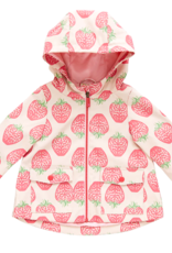 Pink Chicken girls rafa raincoat - pink strawberries