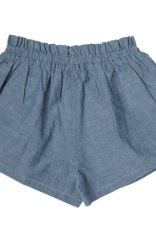 Pink Chicken girls theodore short - chambray