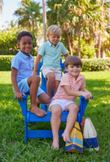 Little English Short Sleeve Striped Polo