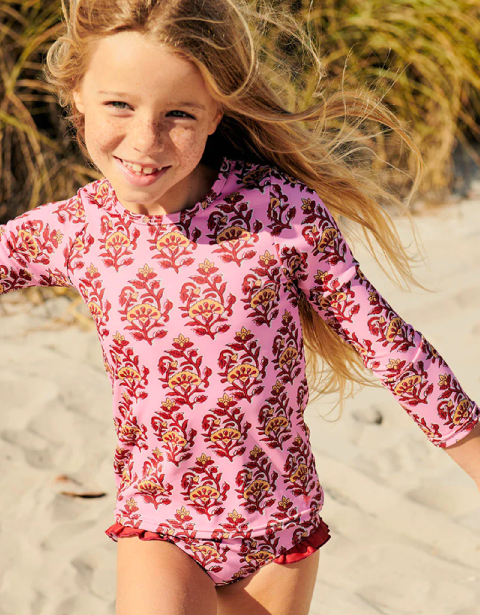 Treading in Pink - Boy's Toddler Rash Guard – Fam Fab Prints