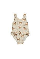 Rylee + Cru Inc. SKIRTED ONE-PIECE || LEOPARD