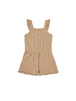 Rylee + Cru Inc. ADDY ROMPER || CAMEL STRIPE