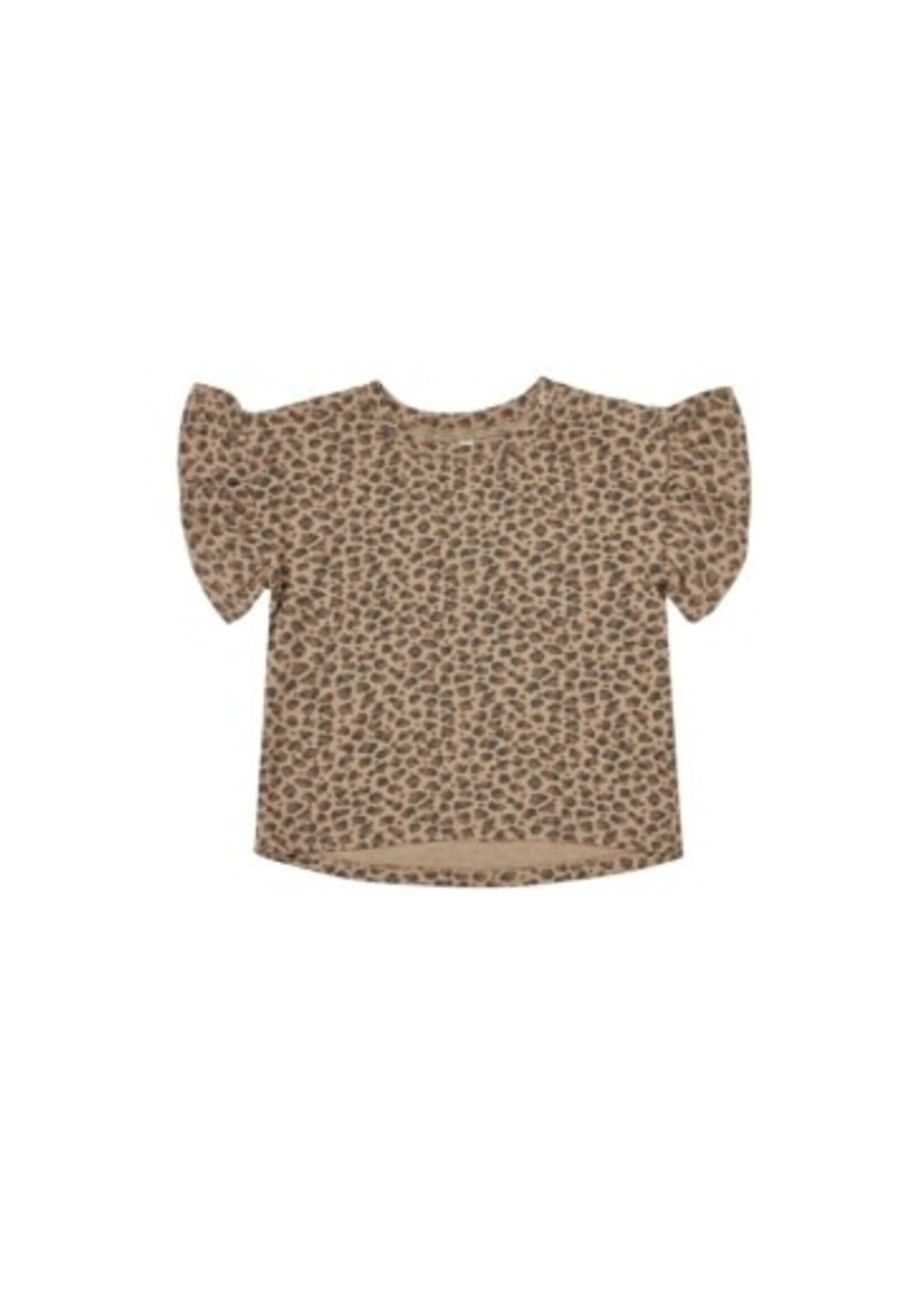 Rylee + Cru Inc. FLUTTER TEE || CHEETAH PRINT