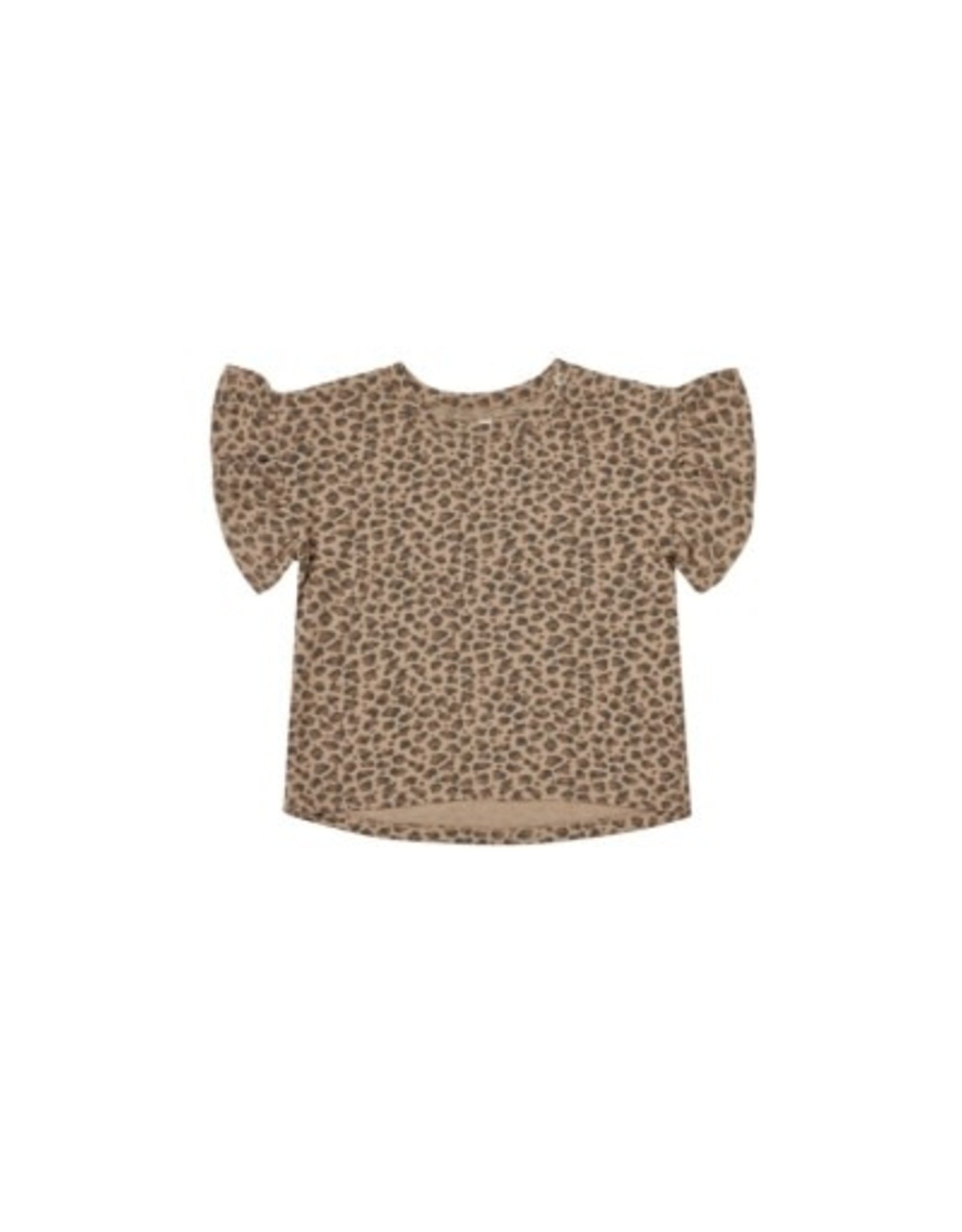 Rylee + Cru Inc. FLUTTER TEE || CHEETAH PRINT