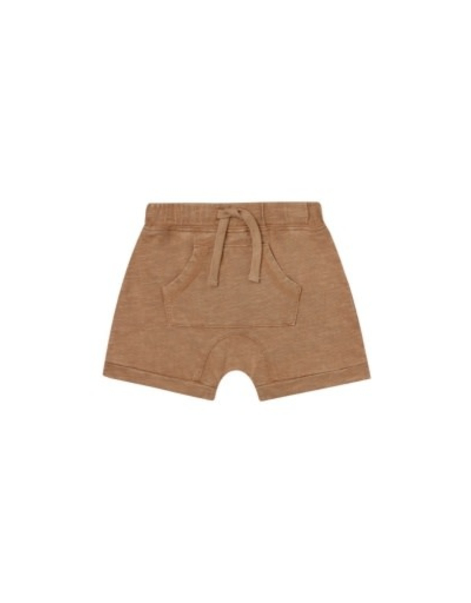 Rylee + Cru Inc. FRONT POUCH SHORT || CAMEL