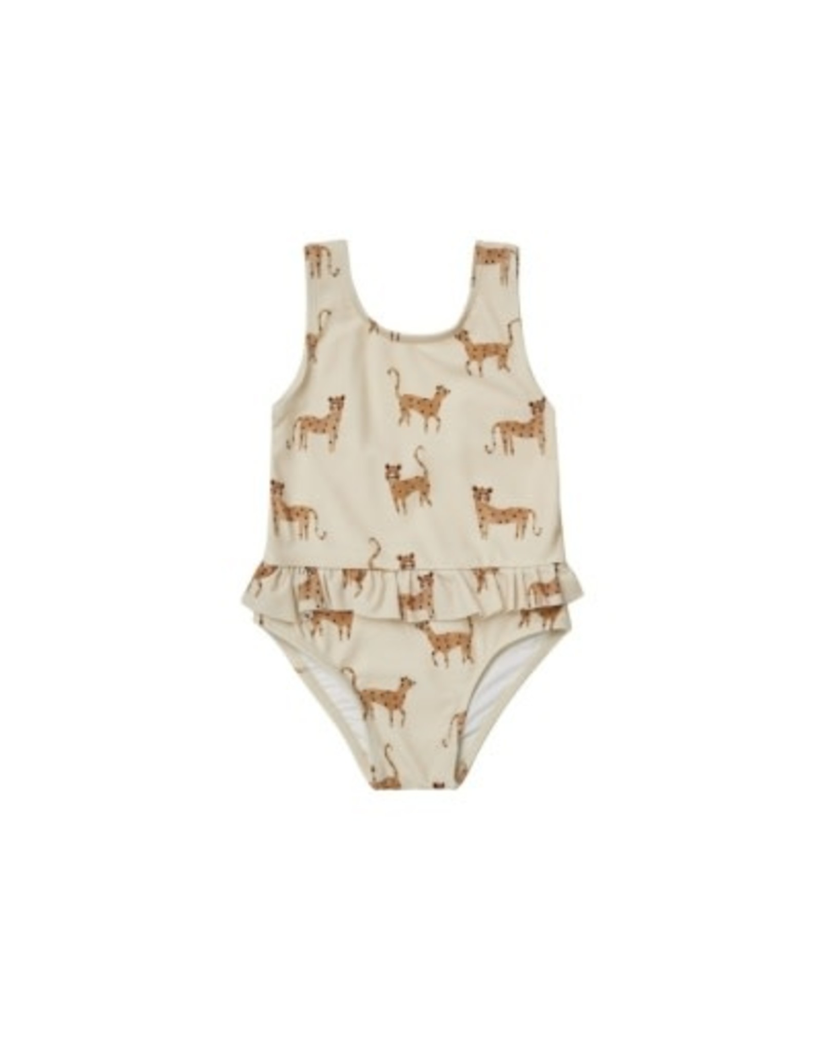 Rylee + Cru Inc. SKIRTED ONE-PIECE || LEOPARD