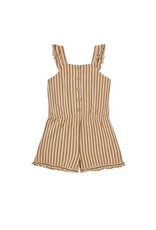 Rylee + Cru Inc. ADDY ROMPER || CAMEL STRIPE