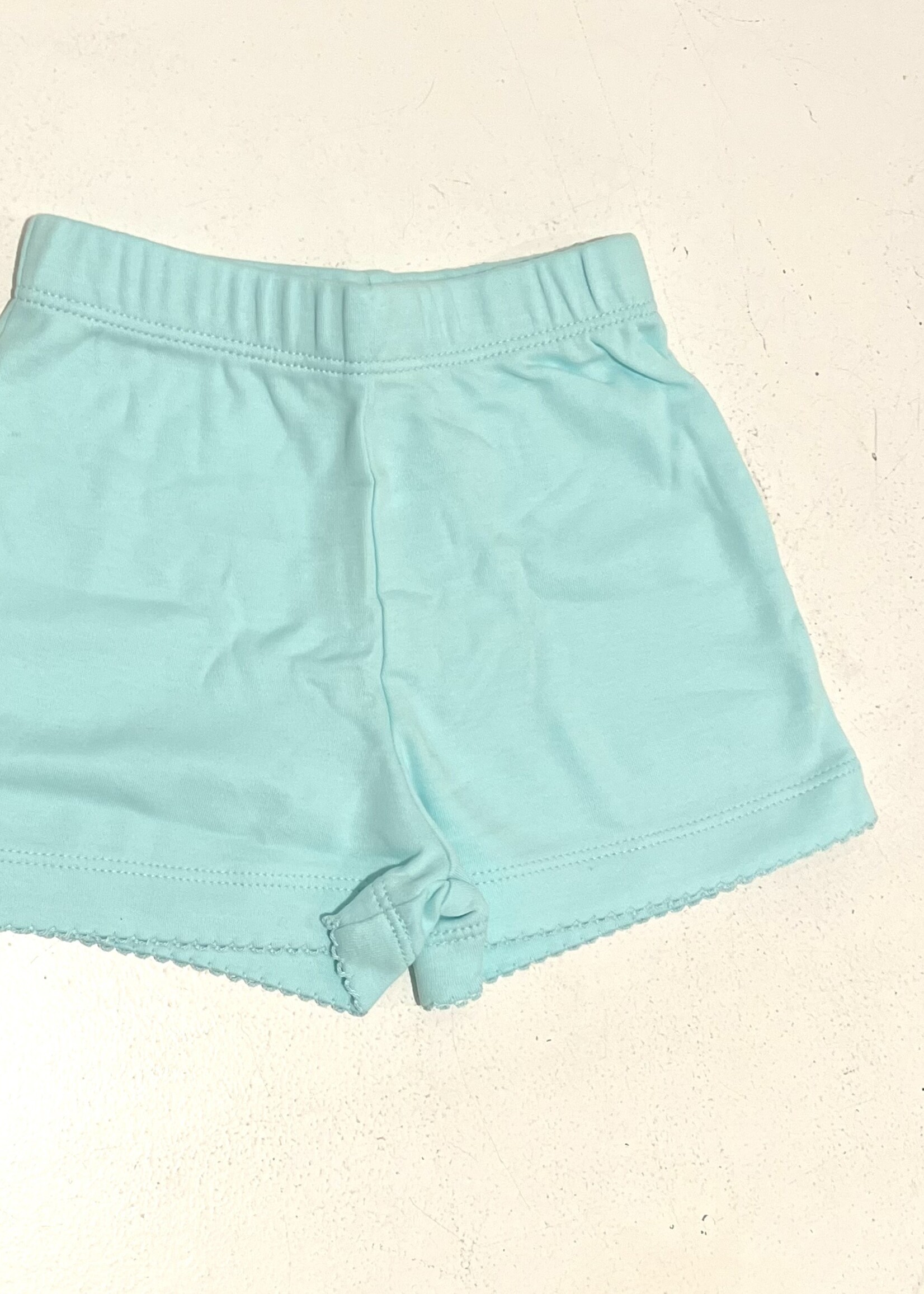 Luigi Kids Girl Shorts w/ Picot Trim