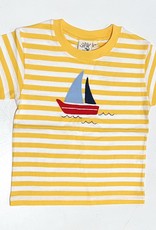 Luigi Kids Stripe Sailboat T-Shirt