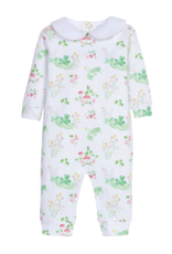 Little English Girl Printed Playsuit