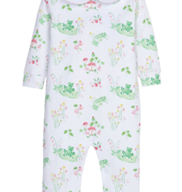 Little English Girl Printed Playsuit