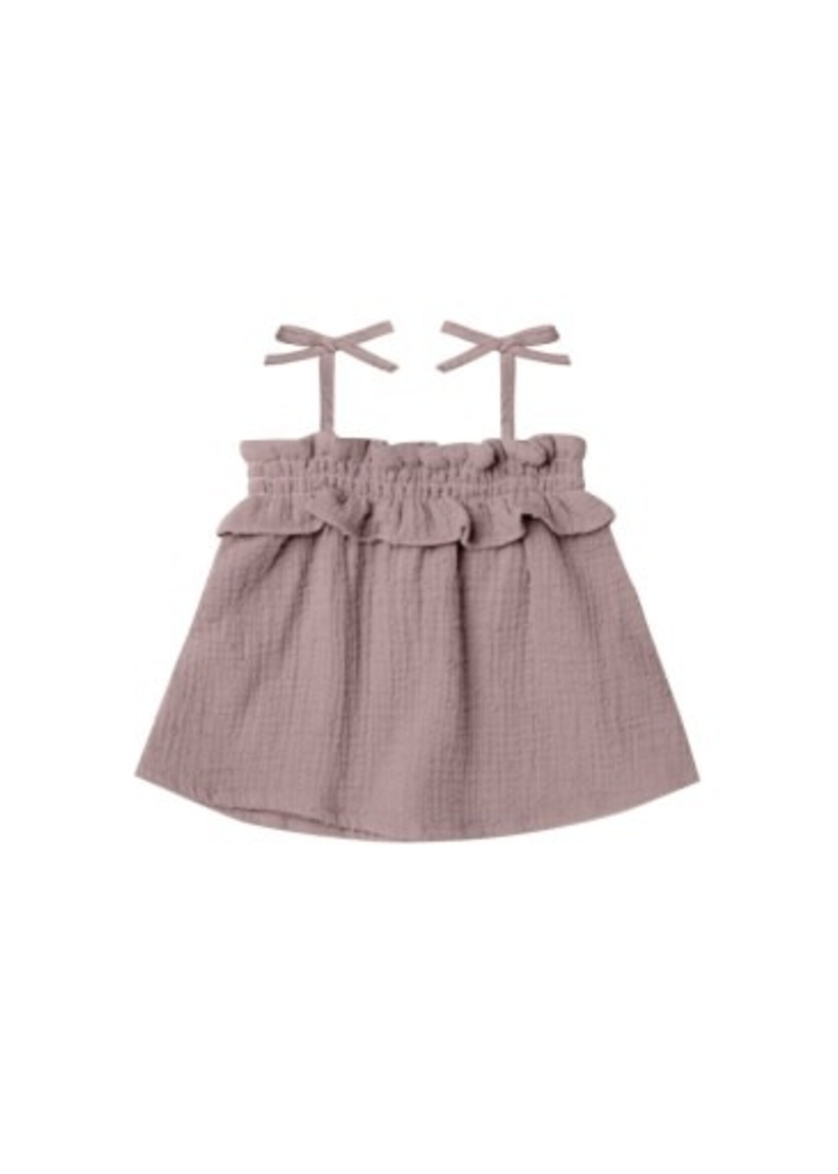 Rylee + Cru Inc. RUFFLE TUBE TOP || PURPLE