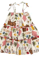 Pink Chicken girls garden dress