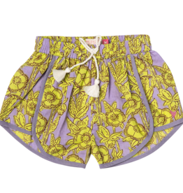 Pink Chicken girls millie short - lavender stem floral