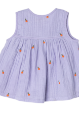 Pink Chicken girls jade top - lavender oranges