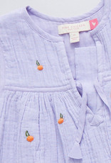 Pink Chicken girls jade top - lavender oranges