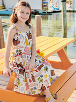 Pink Chicken girls garden dress