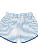 Pink Chicken girls millie short - blue skinny stripe