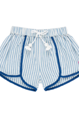 Pink Chicken girls millie short - blue skinny stripe