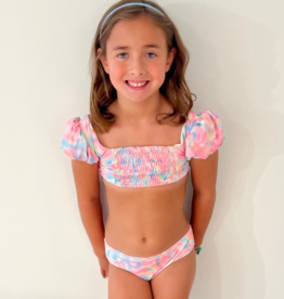 James and Lottie Puff Sleeve Two-Piece Swim