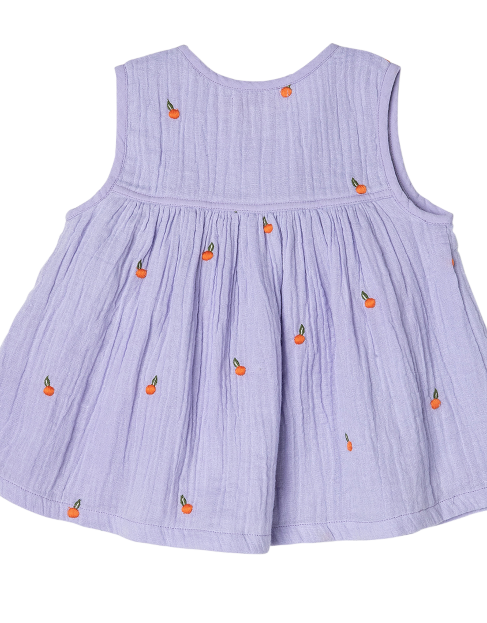 Pink Chicken girls jade top - lavender oranges