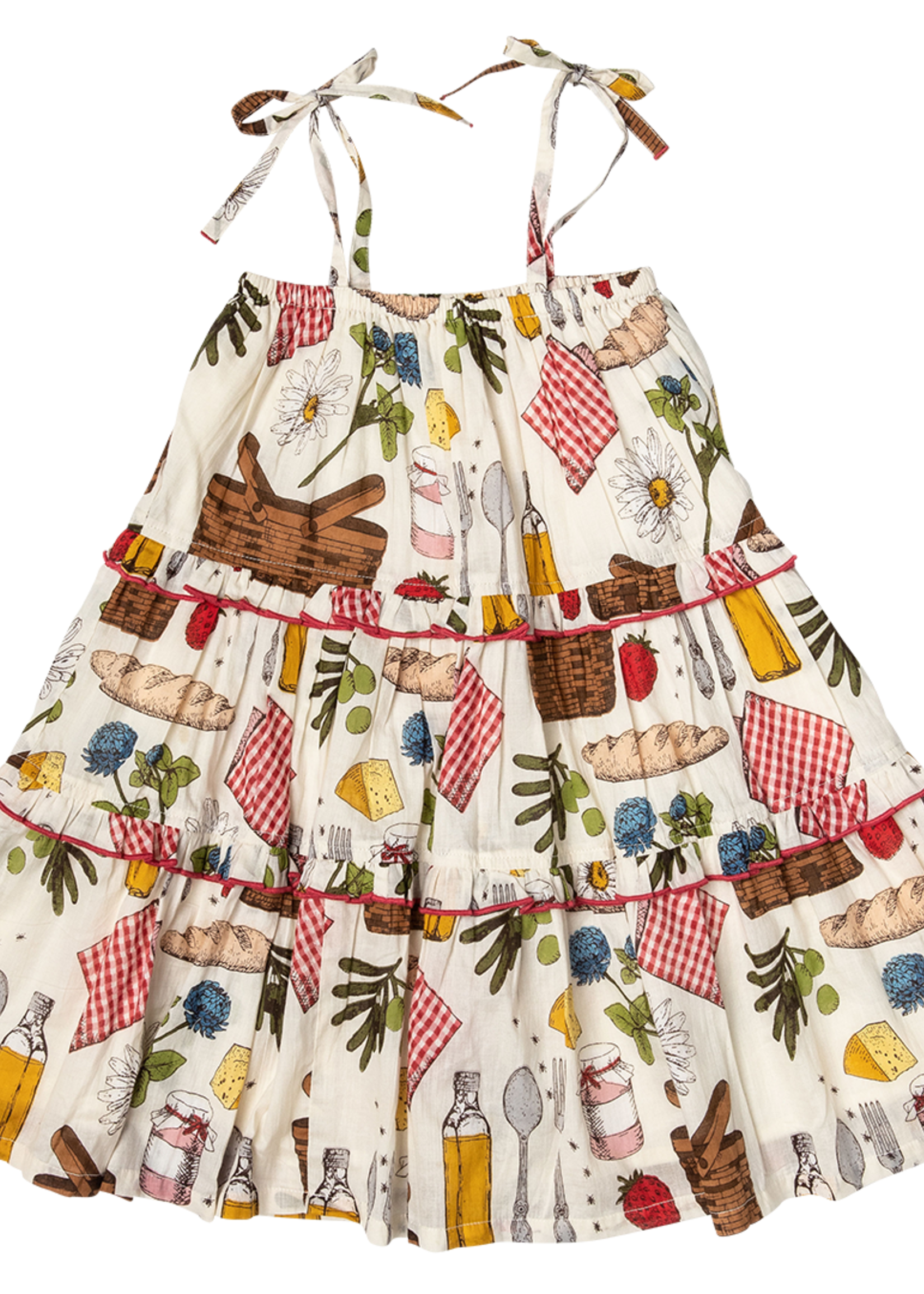 Pink Chicken girls garden dress