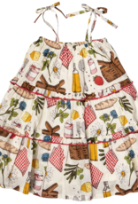 Pink Chicken girls garden dress