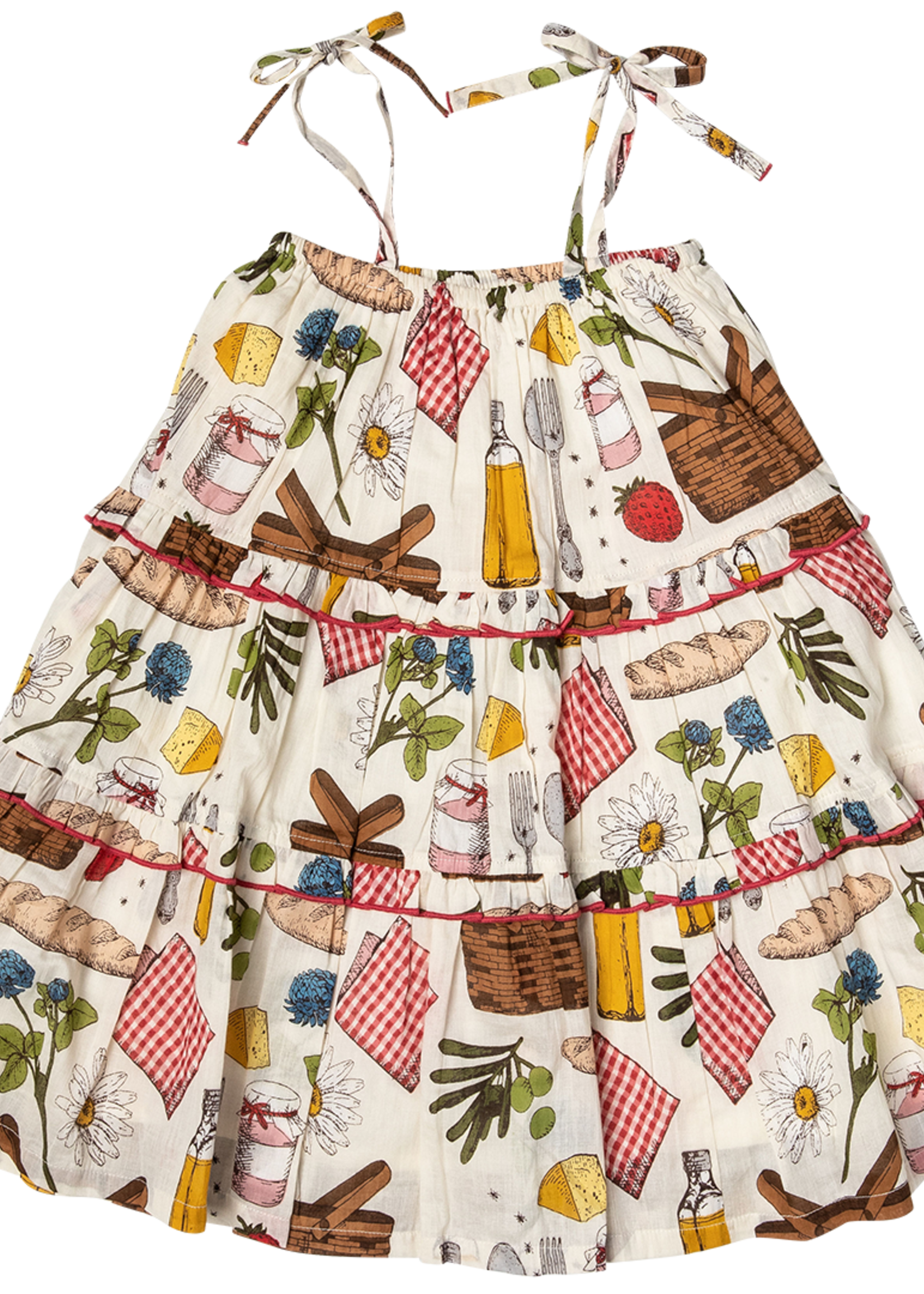 Pink Chicken girls garden dress