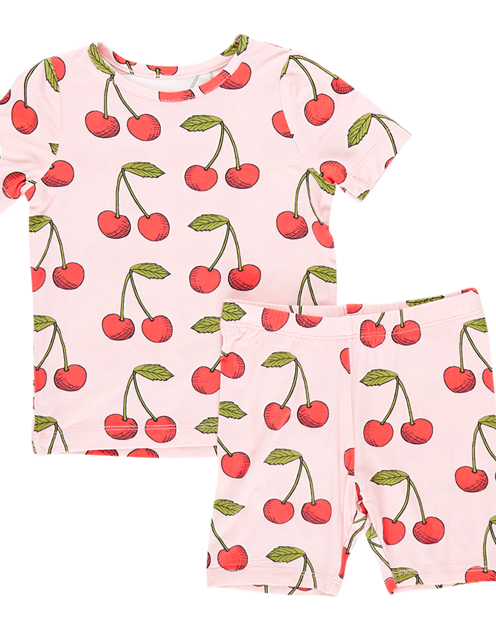 Pink Chicken kids bamboo short sleeve pj set