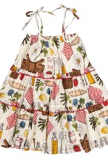 Pink Chicken girls garden dress