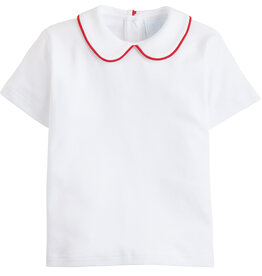 Little English Piped Peter Pan Short Sleeve