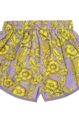 Pink Chicken girls millie short - lavender stem floral