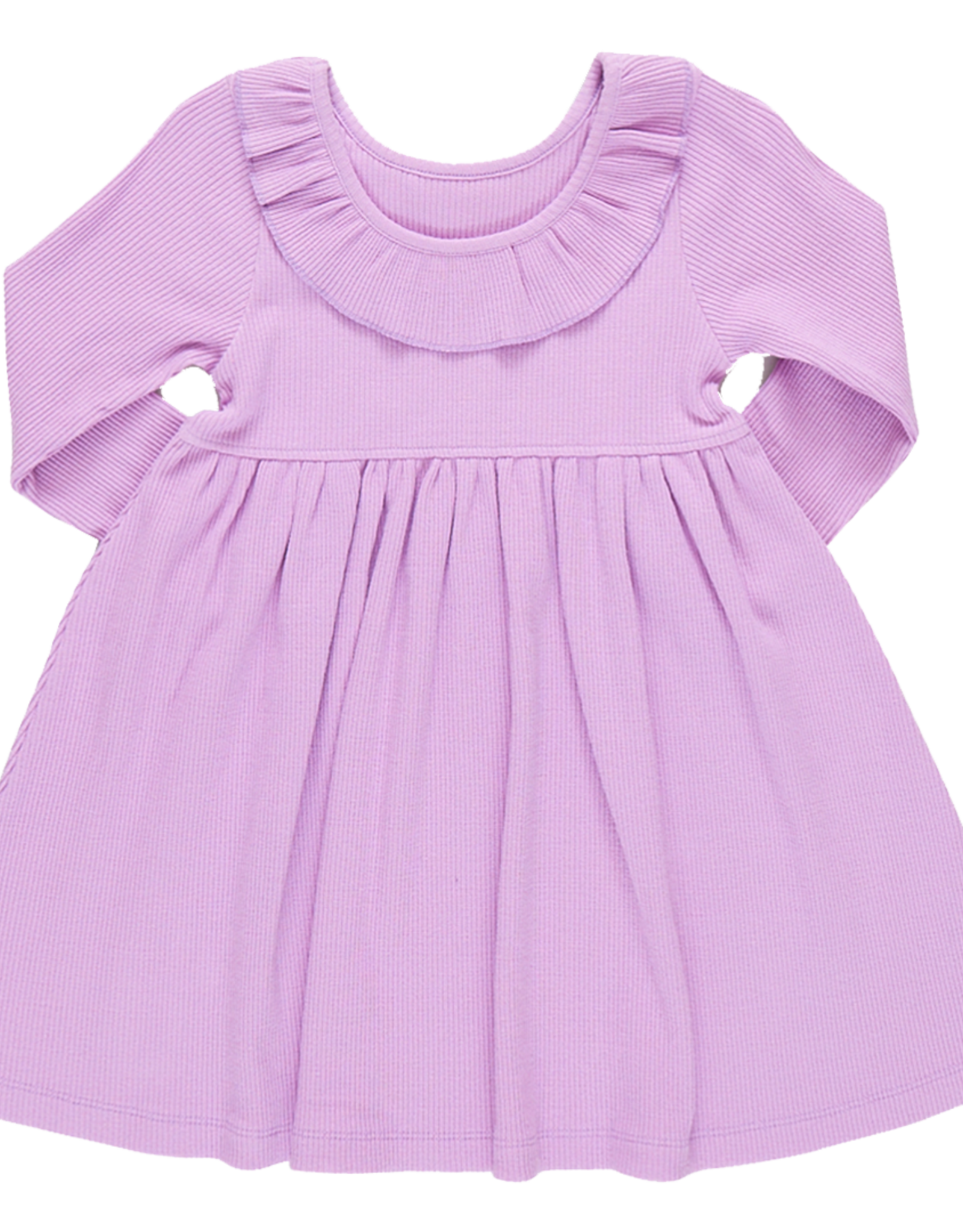 Pink Chicken girls organic princess diana rib dress - lavender