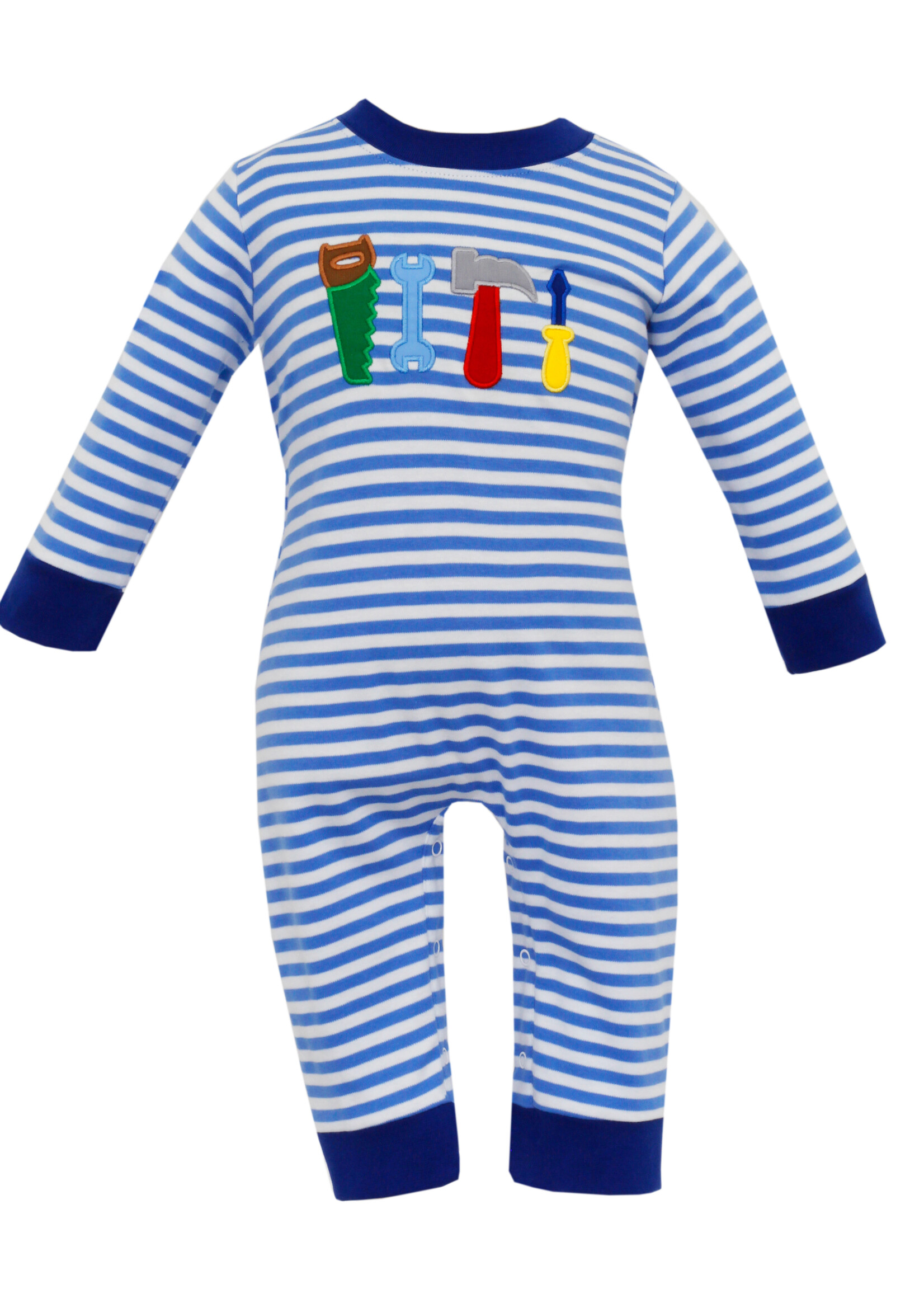Claire and Charlie Tools Long Romper