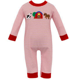 Claire and Charlie Farm Long Romper