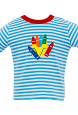 Claire and Charlie Crayon Knit T-shirt