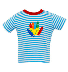 Claire and Charlie Crayon Knit T-shirt