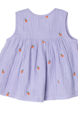 Pink Chicken girls jade top - lavender oranges