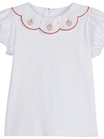 Little English Scallop Collar Blouse