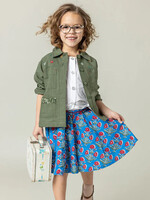 Pink Chicken girls gianna skirt - blue dandelion