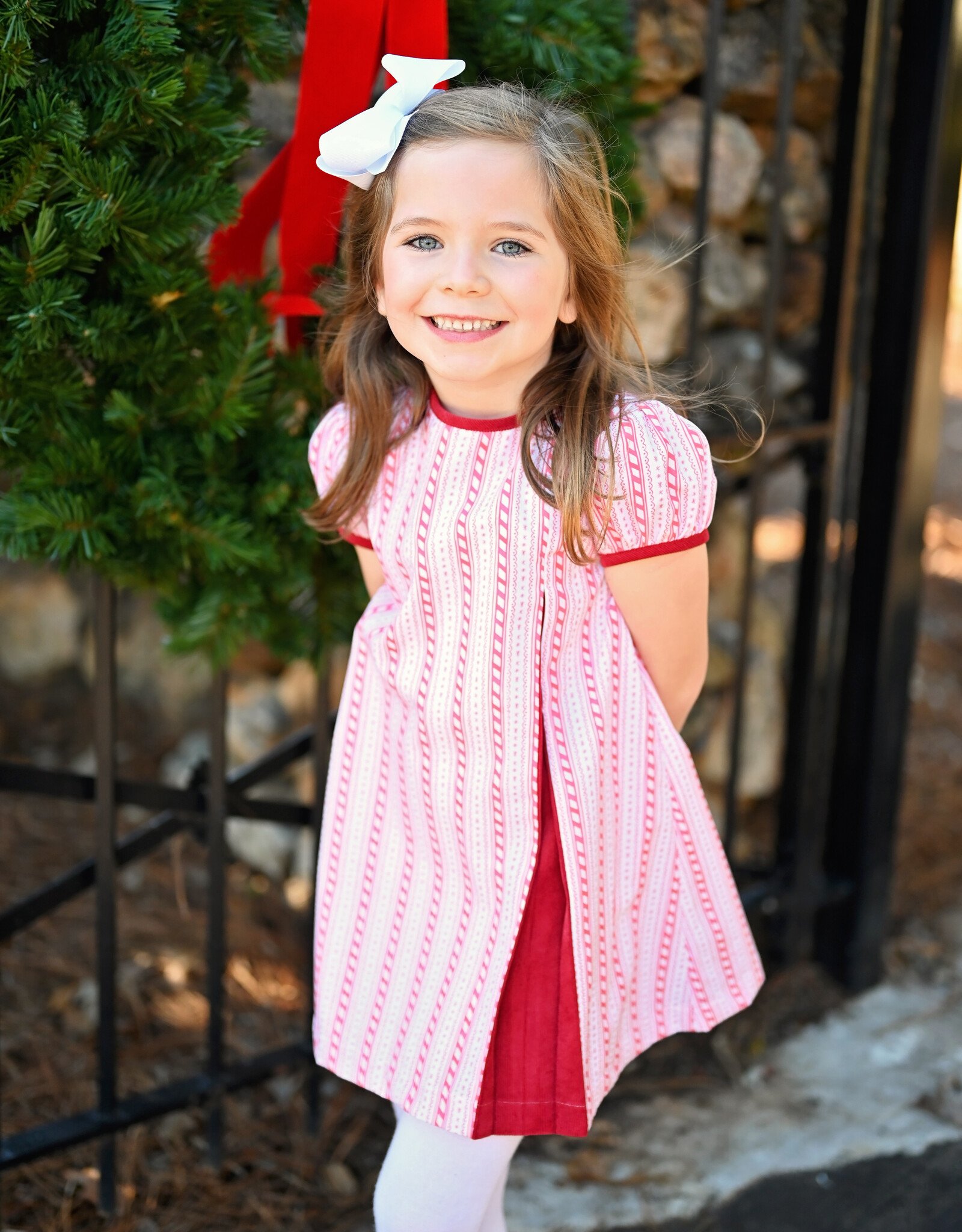 James and Lottie Rosie Dress Peppermint Print