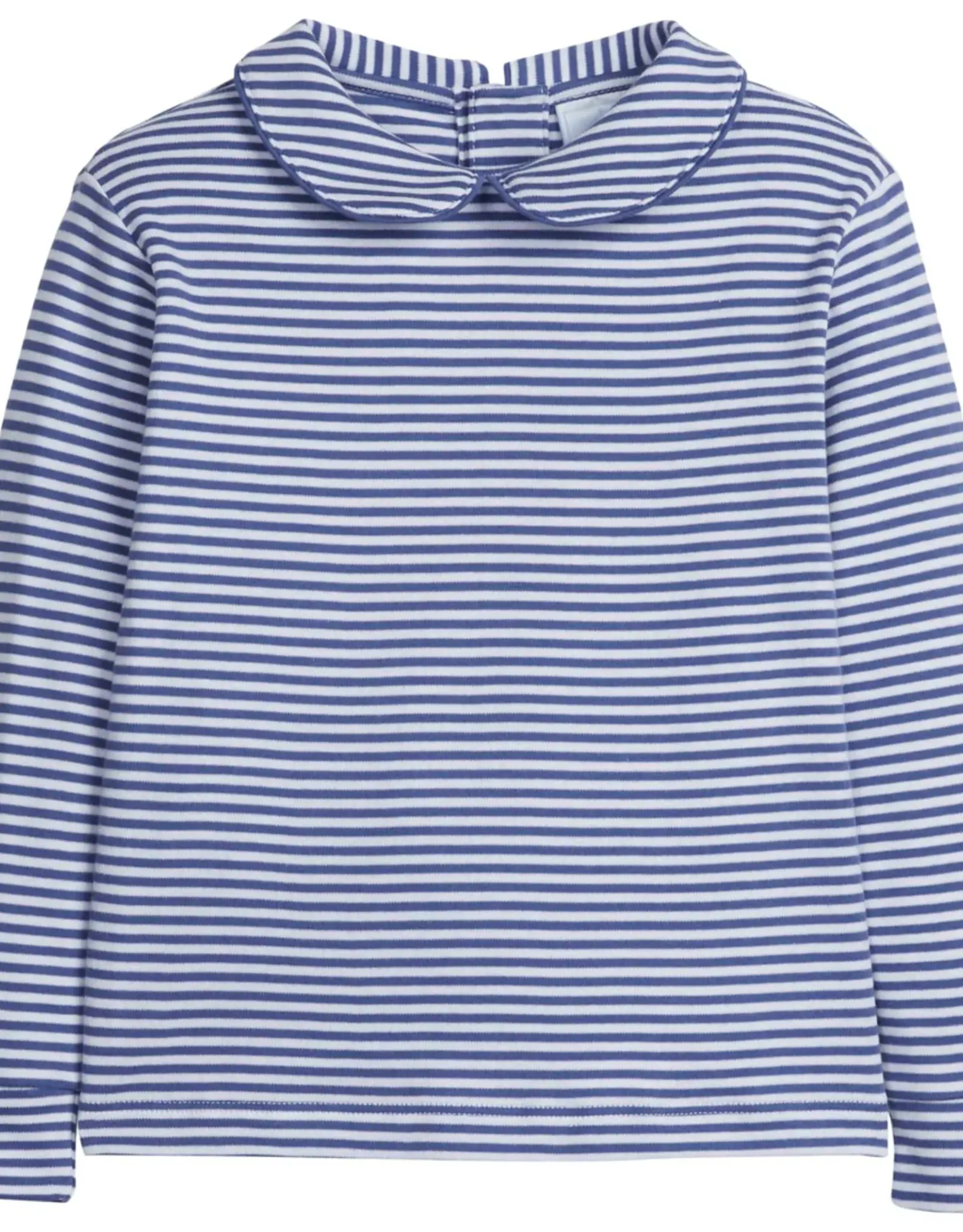 Little English Striped Peter Pan Shirt