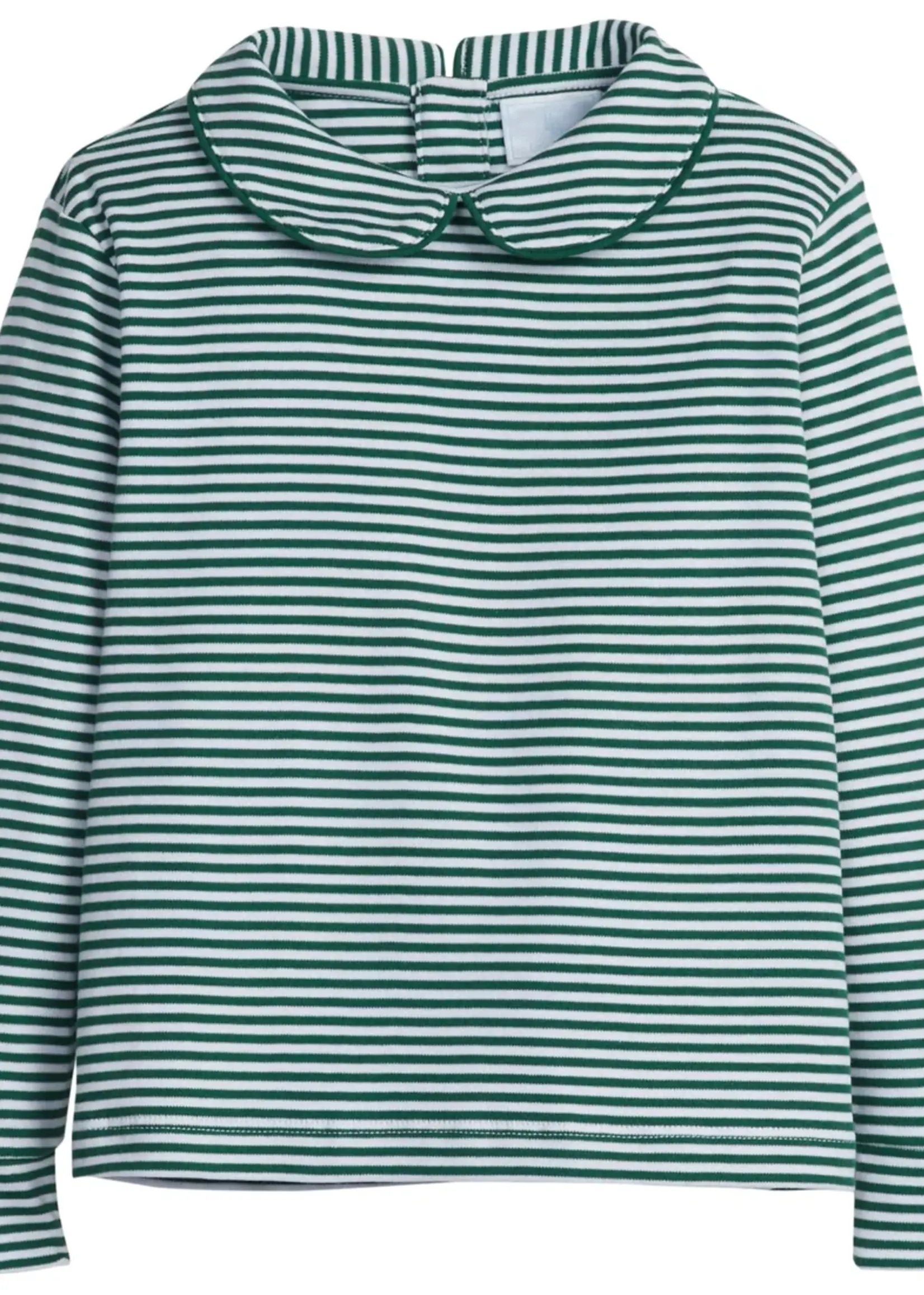 Little English Striped Peter Pan Shirt