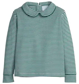 Little English Striped Peter Pan Shirt