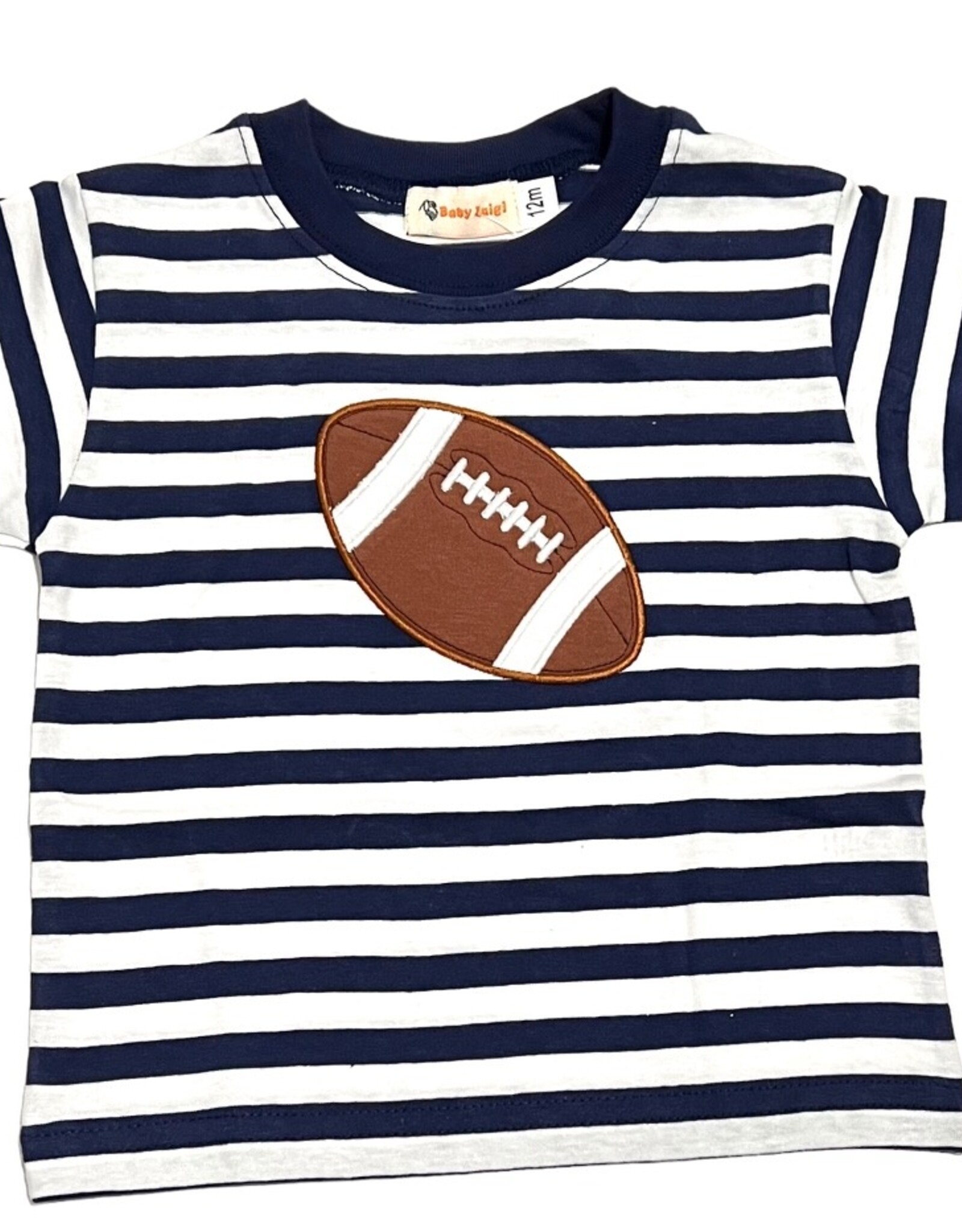 Luigi Kids S/S Stripe T-Shirt Football