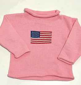 Luigi Kids Rollneck Sweater American Flag