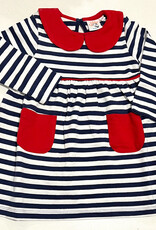 Luigi Kids L/S Stripe Dress