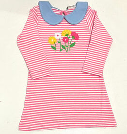 Luigi Kids L/S A-line Flowers Dress